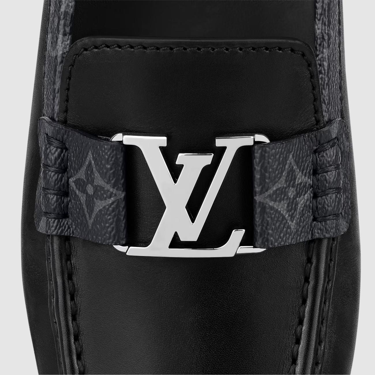 Giày Louis Vuitton Monte Carlo Moccasin Nam Đen